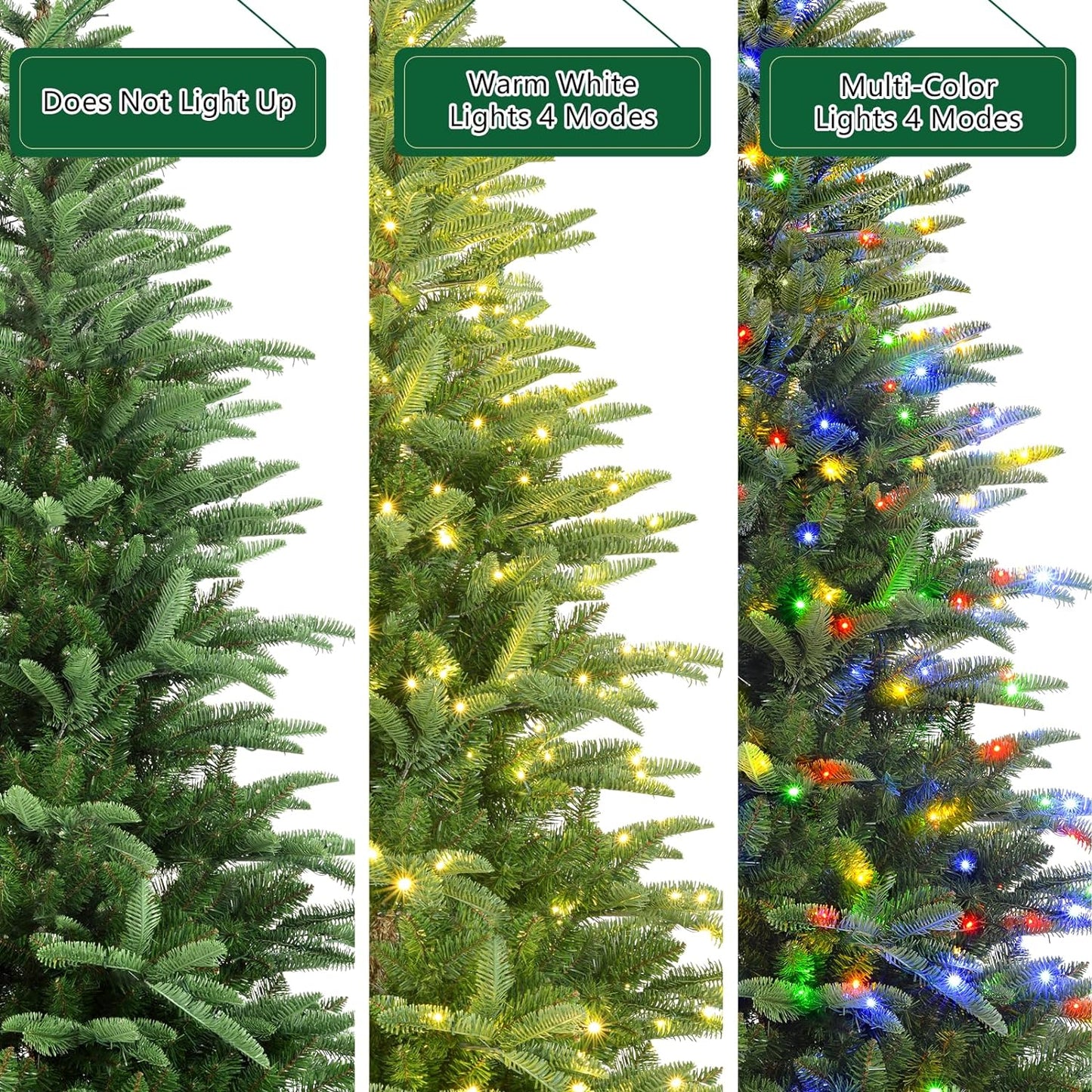 6ft Prelit Artificial Hinged Christmas Tree