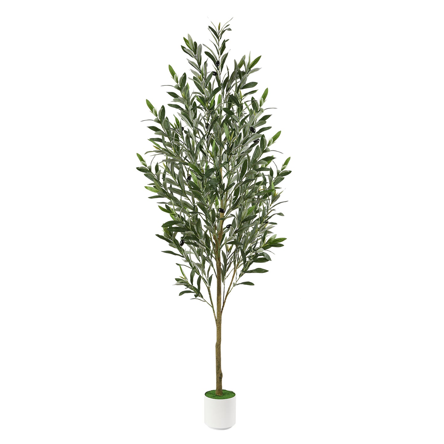 Artificial Olive Tree with Elegant White Pot  5FT/6FT/7FT/8FT