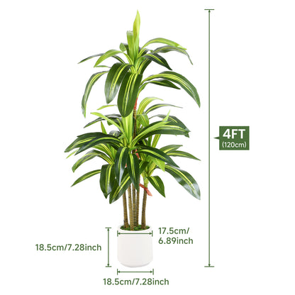 Artificial Dracaena Faux Tree-4FT/5FT/6FT