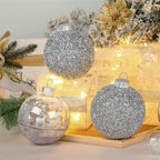 4 Pcs 120mm Large Christmas Balls Ornaments for Christmas Tree - SHareconn