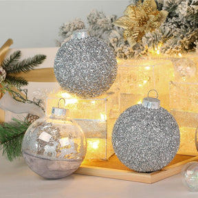 4 Pcs 120mm Large Christmas Balls Ornaments for Christmas Tree - SHareconn
