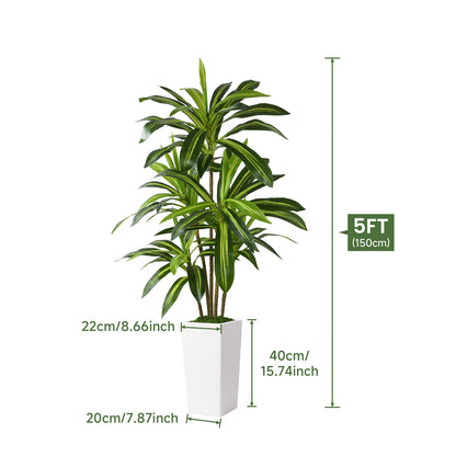Artificial Dracaena Faux Tree-4FT/5FT/6FT