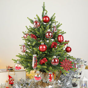 52pcs Clear Christmas Balls Ornaments Set - SHareconn