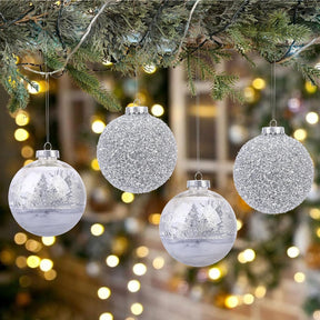 4 Pcs 120mm Large Christmas Balls Ornaments for Christmas Tree - SHareconn