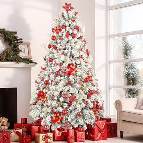 52pcs Clear Christmas Balls Ornaments Set - SHareconn
