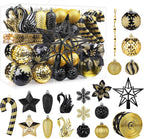 128pcs Christmas Balls Ornaments Set