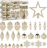 80Pcs Christmas Balls Ornaments Set