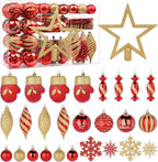 80Pcs Christmas Balls Ornaments Set