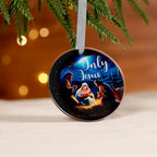 1Pcs 3.54 Inch Jesus Birth Acrylic Christmas Ornaments