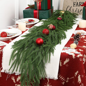 6ft Artificial Christmas Greenery Norfolk Pine Garland