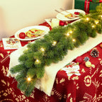 6ft Pre-Lit Multi-Color Lights Green Artificial Christmas Garlands