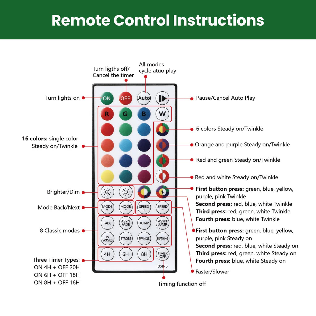 SHareconn 7ft Prelit Snow Flocked Artificial Holiday Christmas Tree with Remote (Upgraded), 400 Pre-Lit Multi-Color RGB Lights, Full Snow Branch Tips for Home, Office, Party Decoration, 7 FT - SHareconn