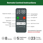 SHareconn 9ft Prelit Premium Artificial Hinged Christmas Tree with Remote Control,Timer, and 640 Warm White & Color LED Changing Lights, 2316 Branch Tips, Perfect Choice for Xmas Decoration, 9 FT - SHareconn
