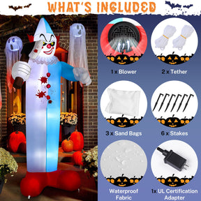 8FT Halloween Inflatables Joker - SHareconn