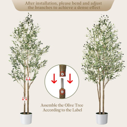 Artificial Olive Trees 4FT/5FT/6FT/7FT