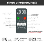 SHareconn 6ft Prelit Premium Artificial Hinged Christmas Tree with Remote Control,Timer,and 330 Warm White & Color LED Changing Lights,950 Branch Tips,Perfect Choice for Xmas Decoration,6 FT,Black - SHareconn