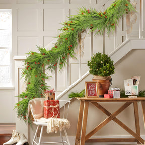 9FT Artificial Christmas Cedar Pine Garland