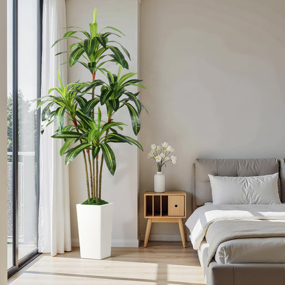 Artificial Dracaena Faux Tree-4FT/5FT/6FT