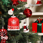 85ct RedGreenWhite Christmas Balls Ornaments Set with Hanging Strings