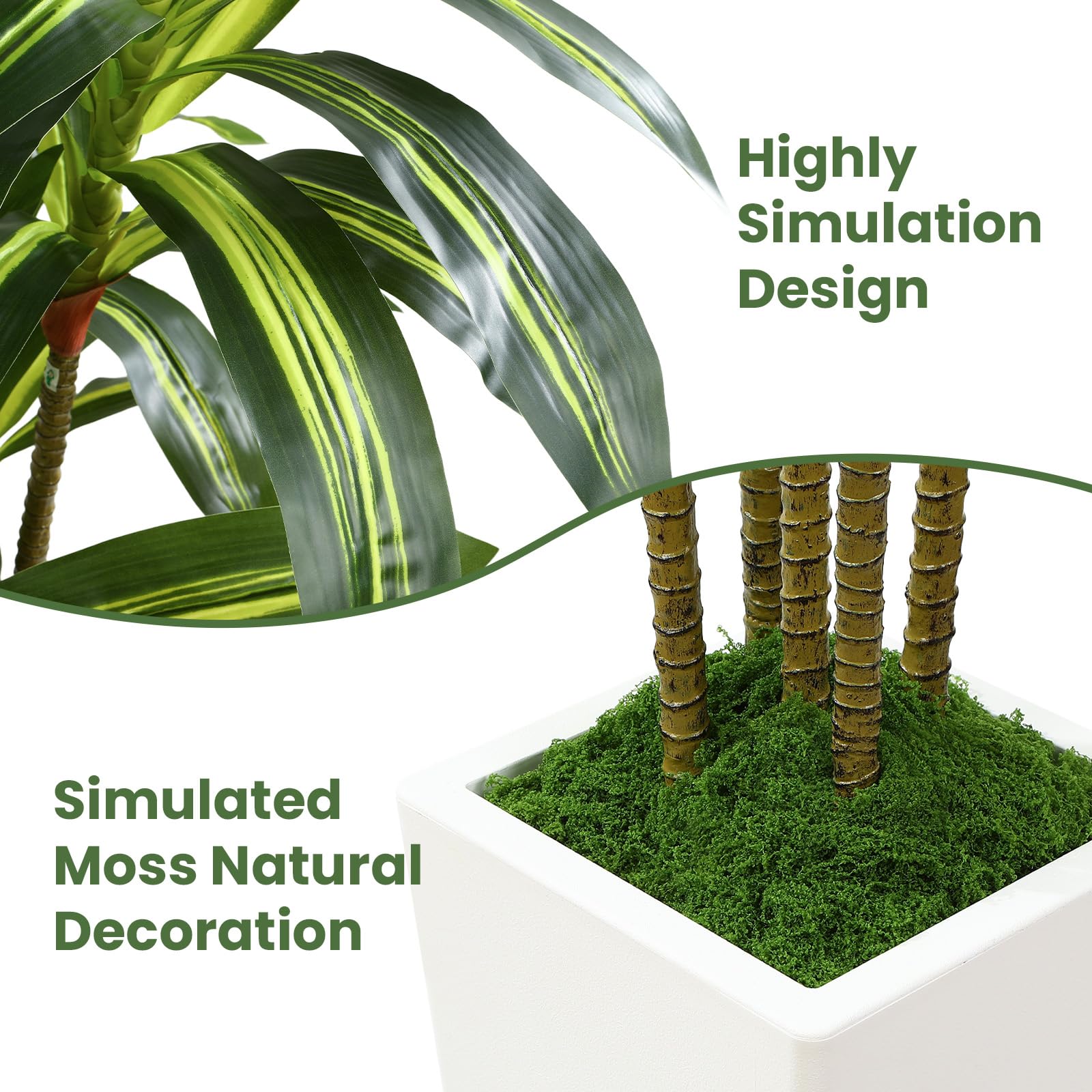 project 62 faux dracaena tree Artificial Dracaena Faux Tree-4FT/5FT/6FT – Alupssuc