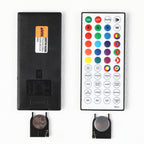 SHareconn 7ft Prelit Snow Flocked Artificial Holiday Christmas Tree with Remote (Upgraded), 400 Pre-Lit Multi-Color RGB Lights, Full Snow Branch Tips for Home, Office, Party Decoration, 7 FT - SHareconn