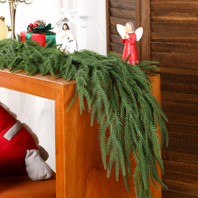 6ft Artificial Christmas Greenery Norfolk Pine Garland