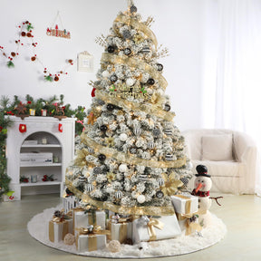 30ct 6CM Inch Black & White Christmas Tree Balls Ornaments