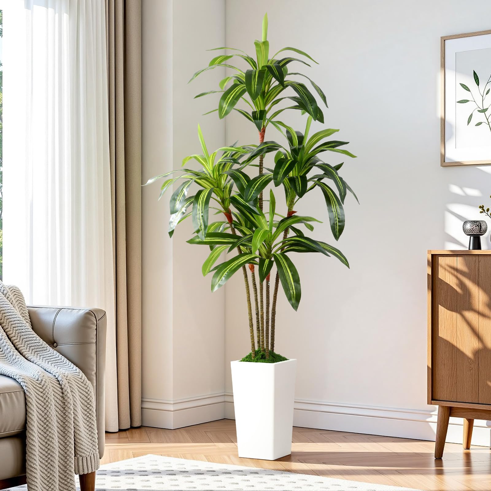 project 62 faux dracaena tree Artificial Dracaena Faux Tree-4FT/5FT/6FT – Alupssuc