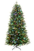 SHareconn 4ft Upgraded Prelit Artificial Hinged Christmas Tree with 170 Color Changing RGB Lights,Remote Control,Fake Pre-Lit Lush Fir Tree with 930 Branch Tips for Xmas Decoration, 4 FT - SHareconn