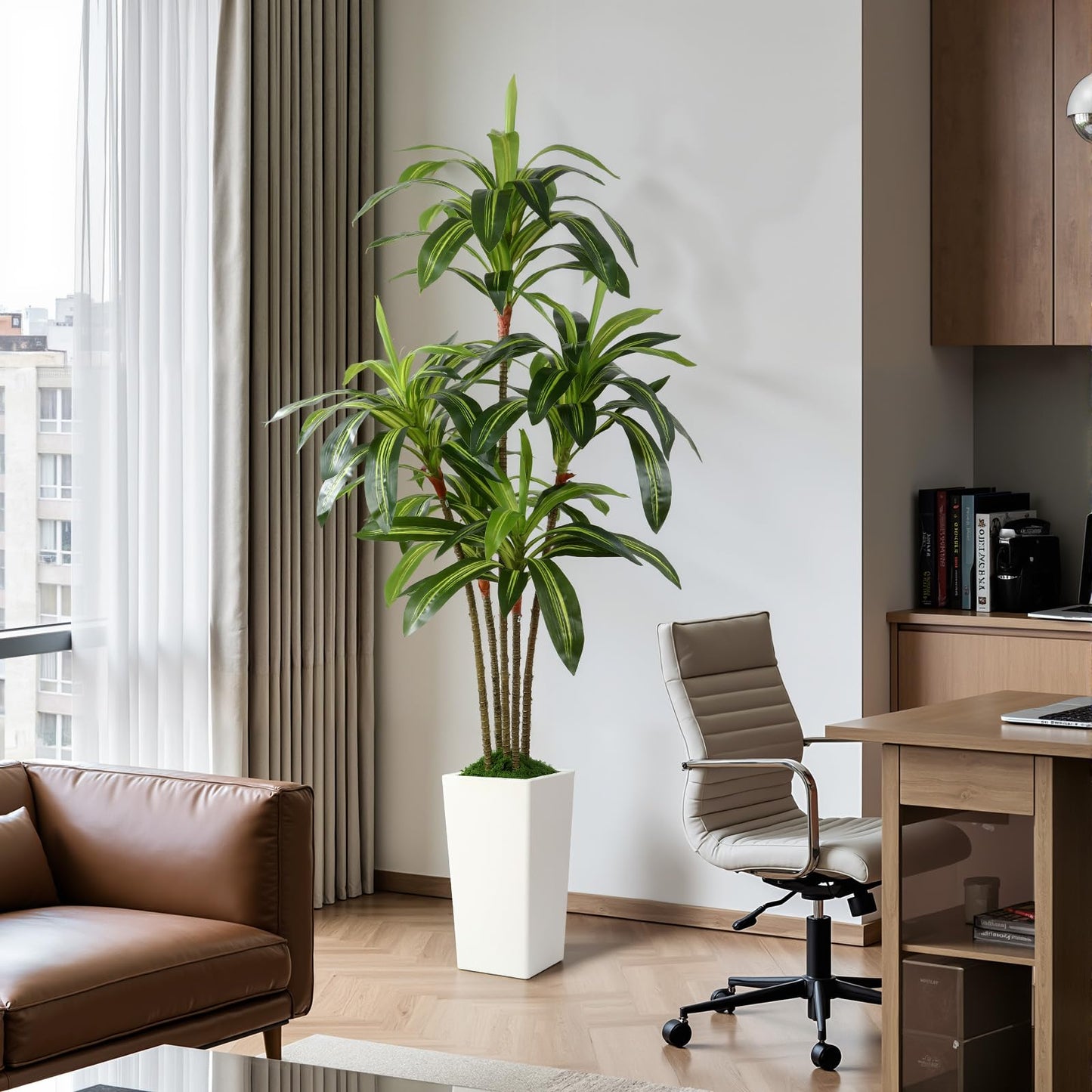 Artificial Dracaena Faux Tree-4FT/5FT/6FT